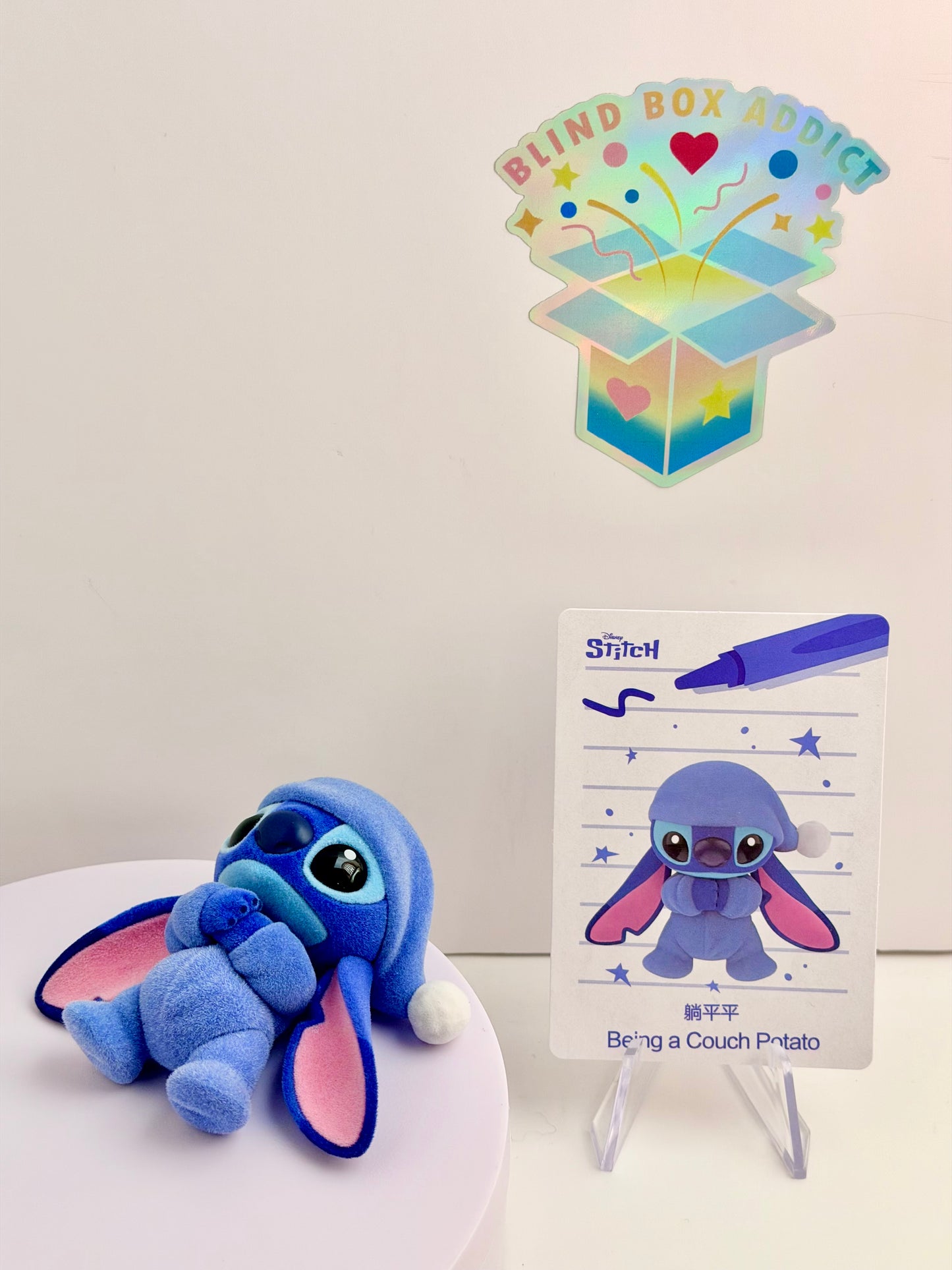 Pop Mart Disney Stitch Little Emotions Series - Being a Couch Potato Vinyl Figure