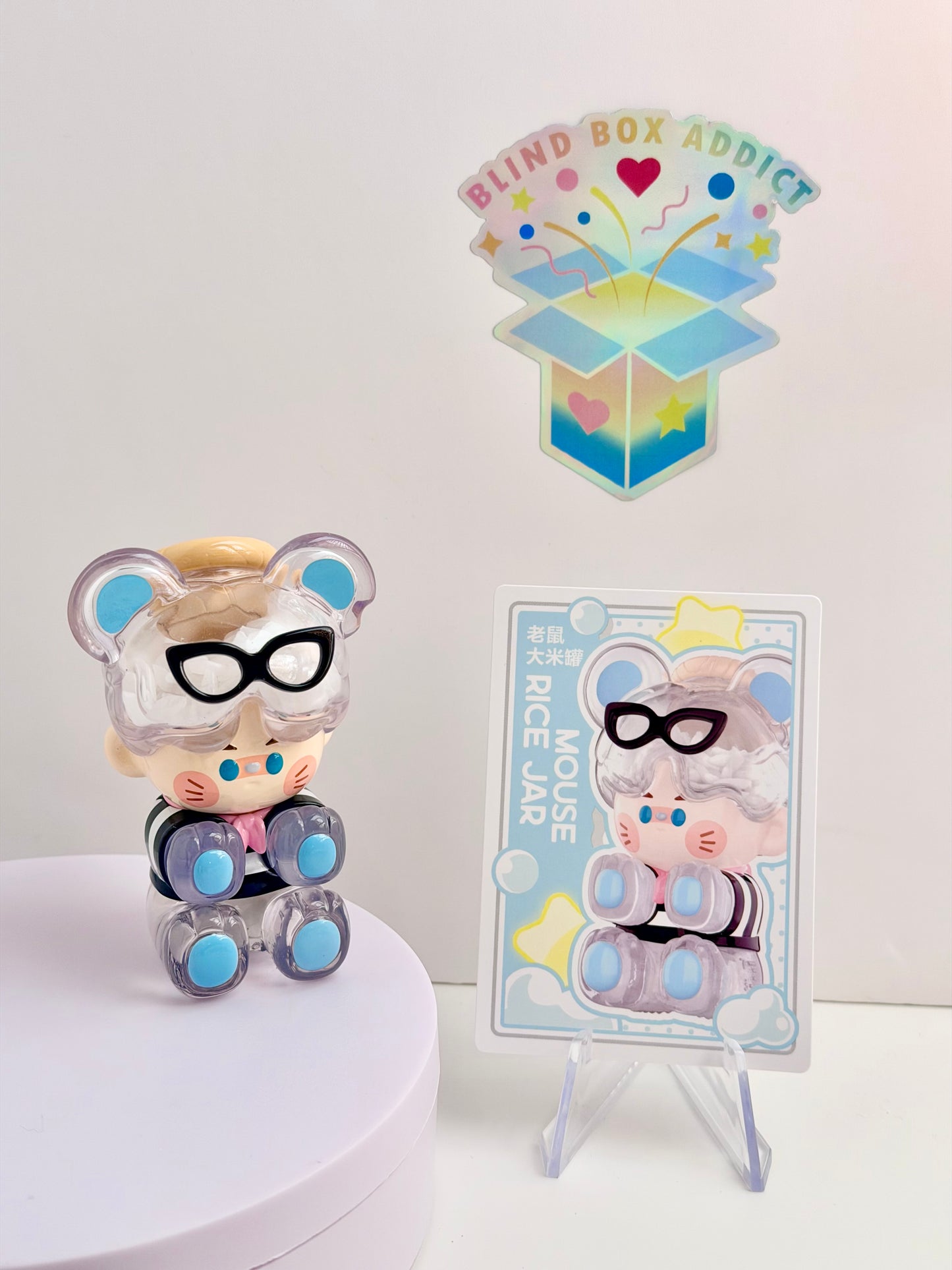 Pino Jelly In Your Life Series - Mouse Rice Jar Vinyl Figure