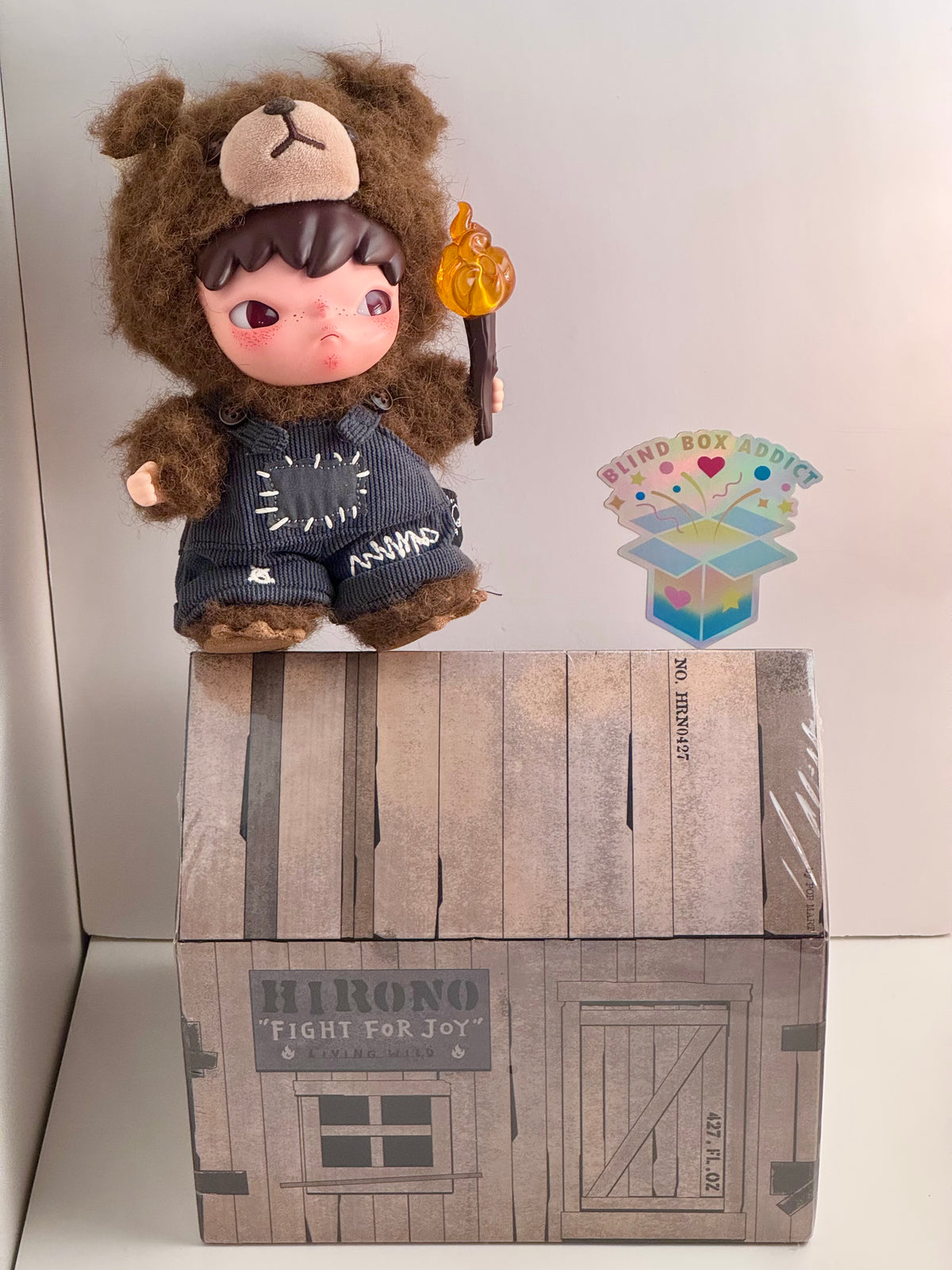 Hirono Fight for Joy - Bear Vinyl Plush