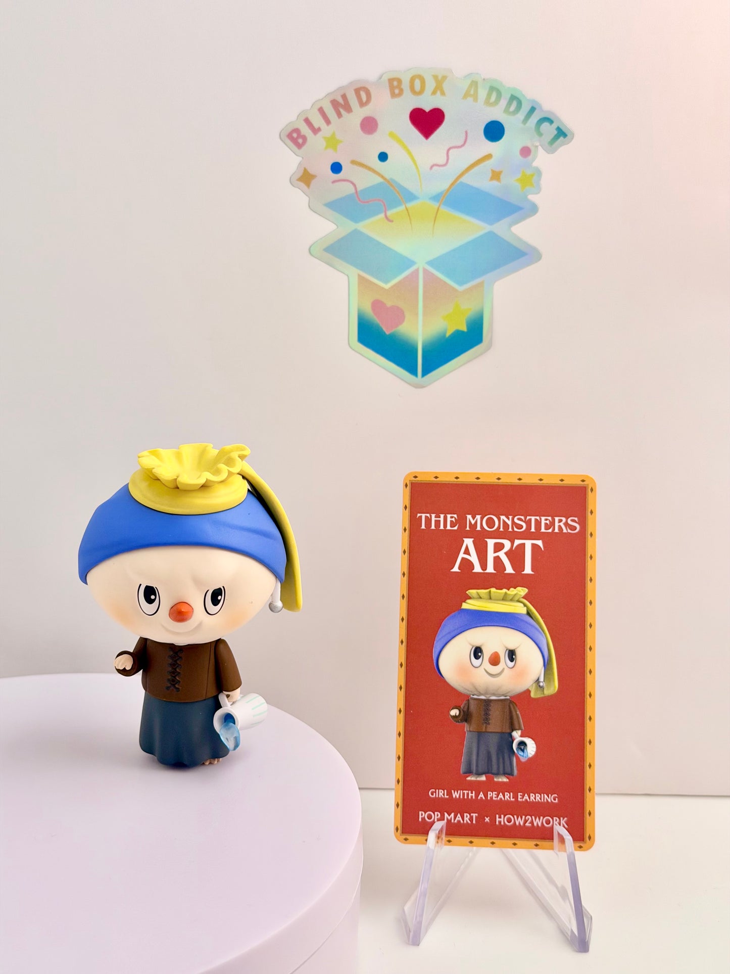 The Monsters Art Series - Girl With a Pearl Earring Labubu Vinyl Figure