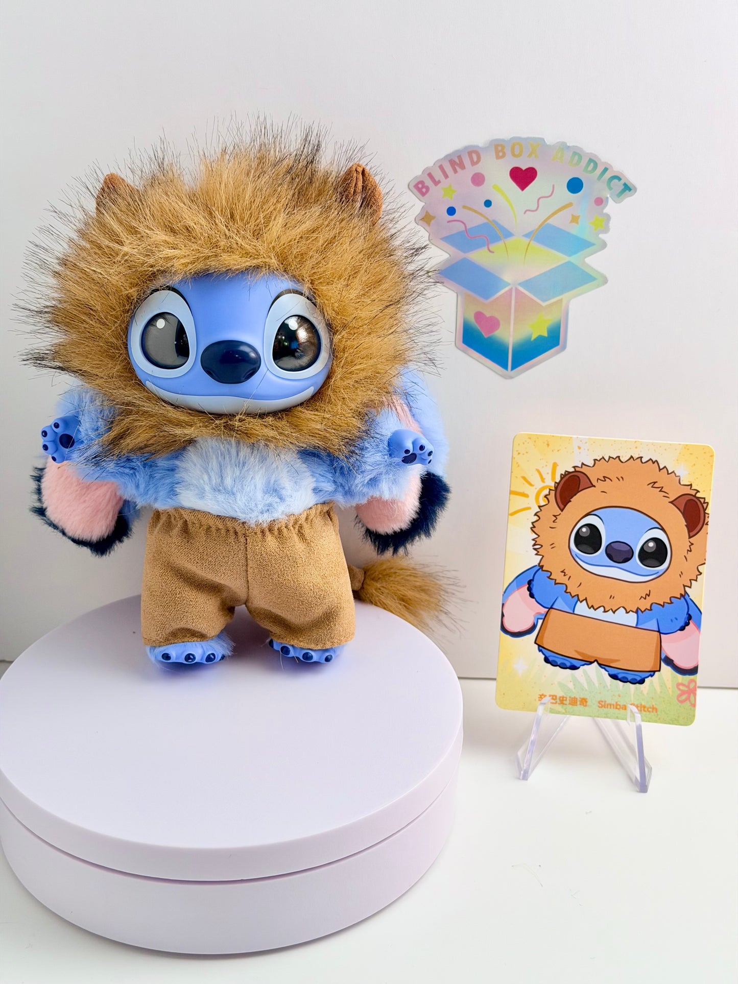 Pop Mart Disney Stitch Adventure Series - Simba Plush Pendant