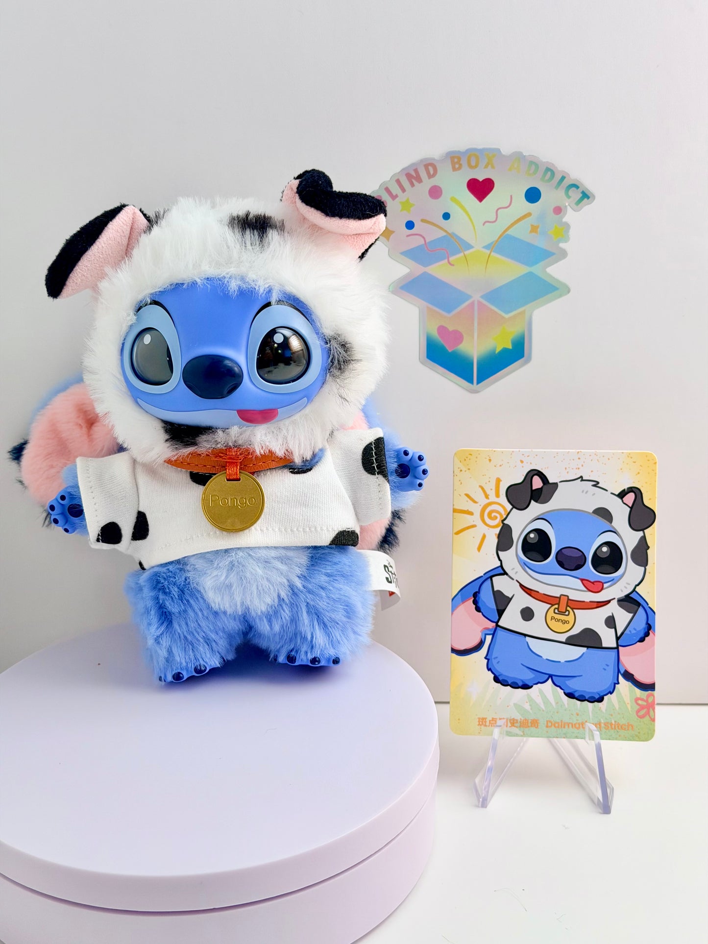 Pop Mart Disney Stitch Adventure Series - Dalmatian Plush Pendant