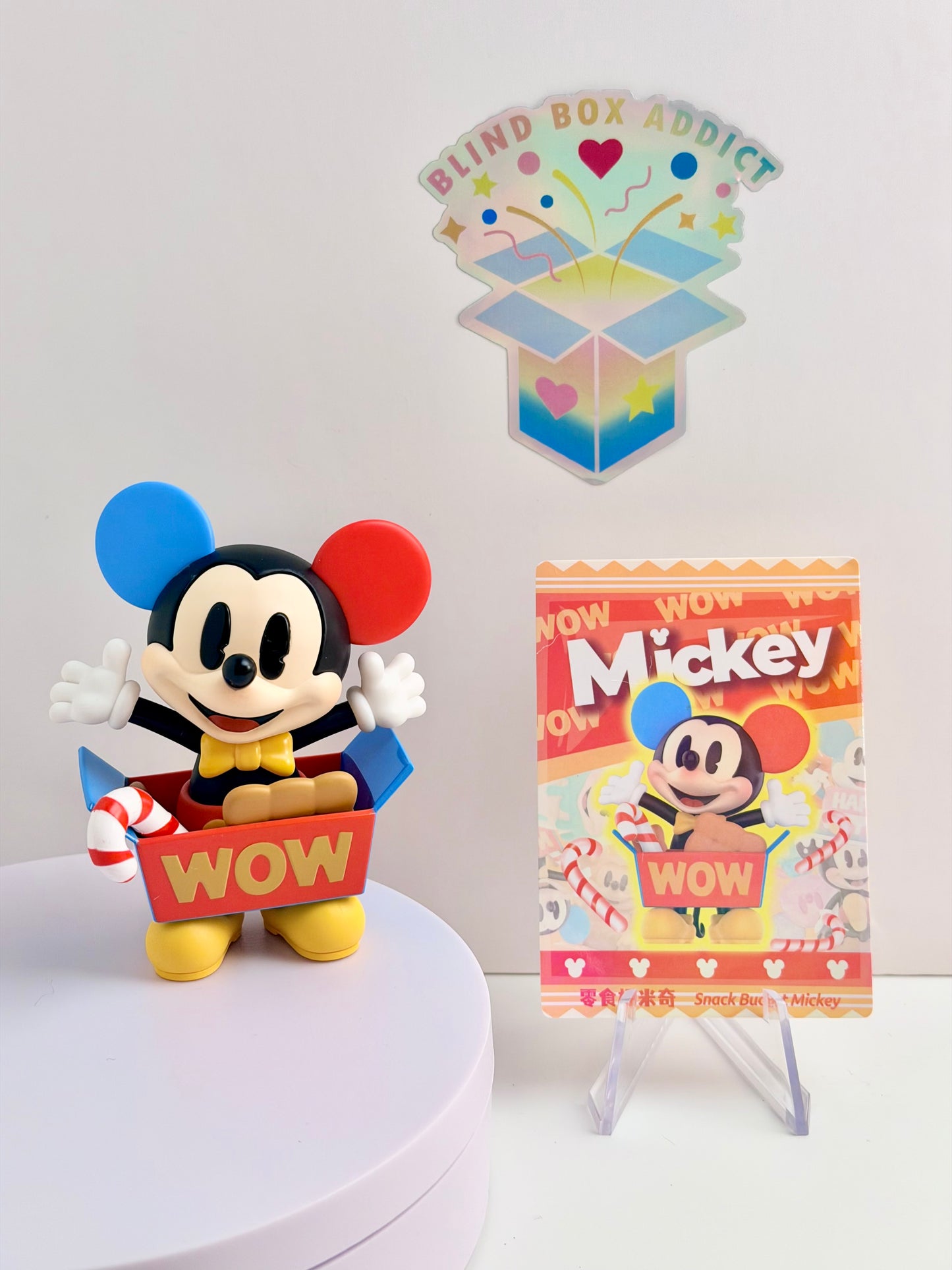 Mickey Childhood of Boundless Imagination Series - Snack Bucket Mickey Vinyl Figure