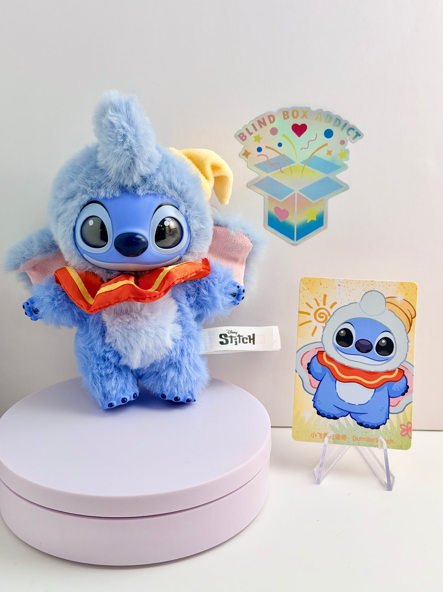 Pop Mart Disney Stitch Adventure Series - Dumbo Plush Pendant