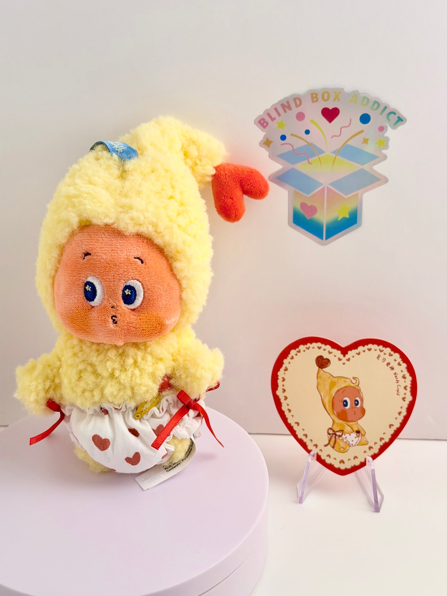 Twinkle Twinkle Crush on You Series - Nerdy Cupid Plush Pendant