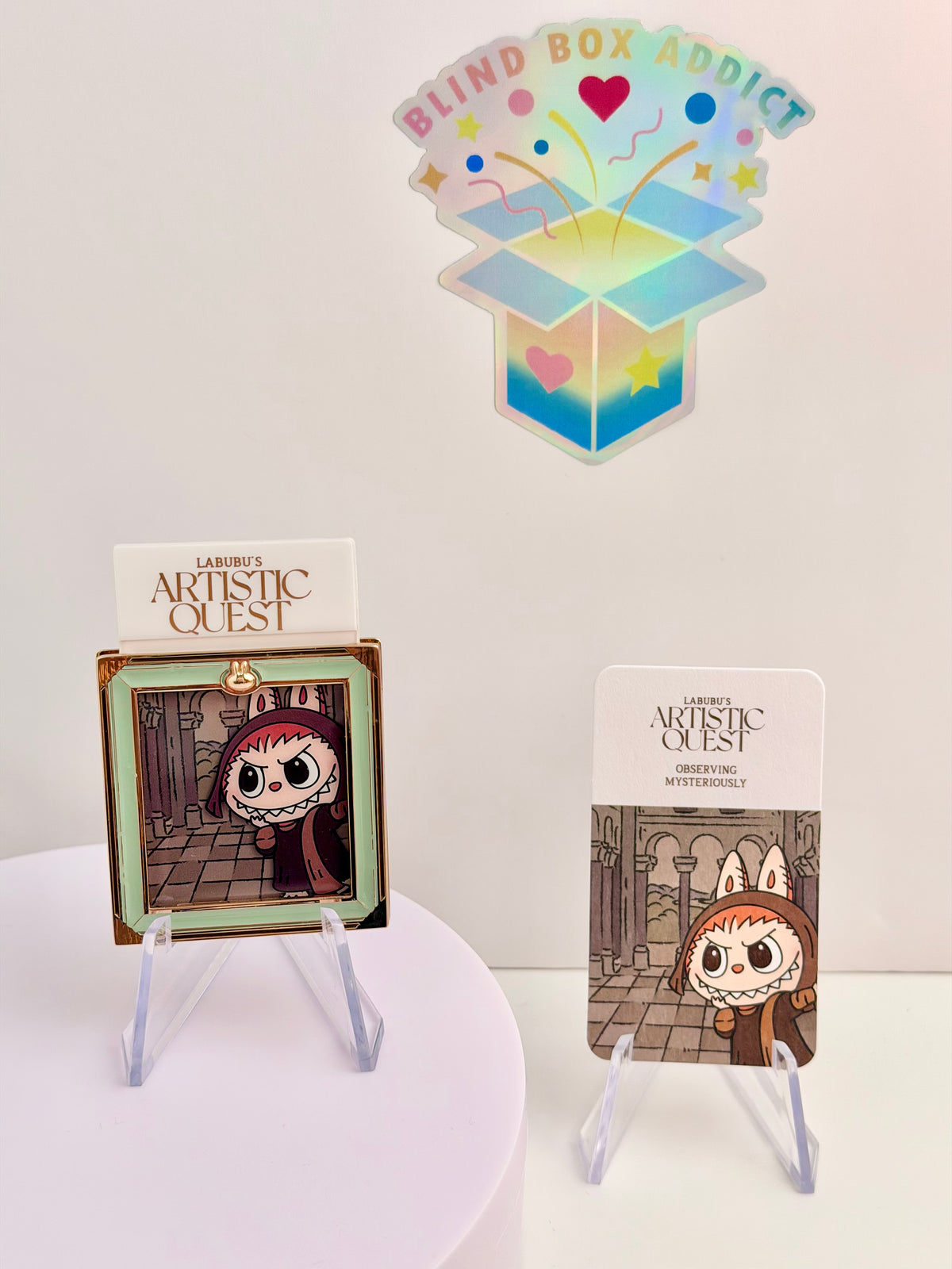 Labubu’s Artistic Quest Magnets Series - Observing Mysteriously Magnet