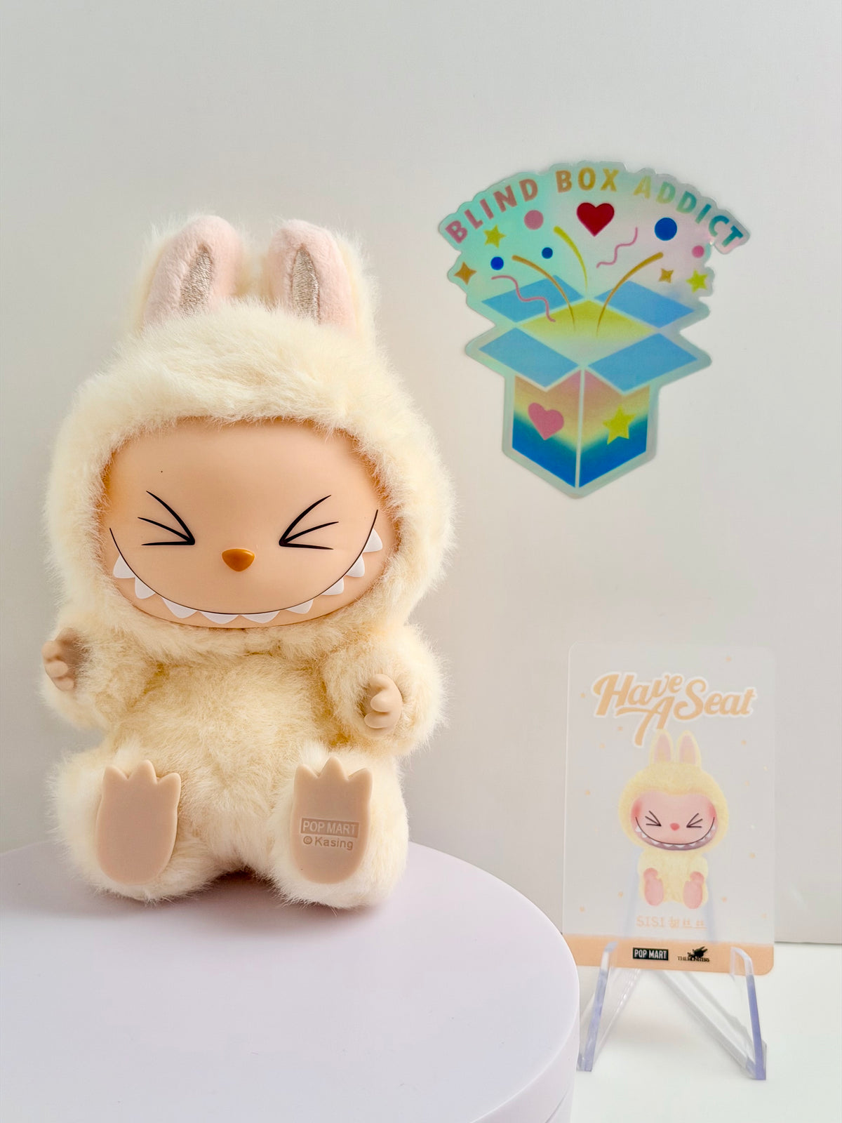 Labubu Have a Seat Series - Cici Plush Pendant