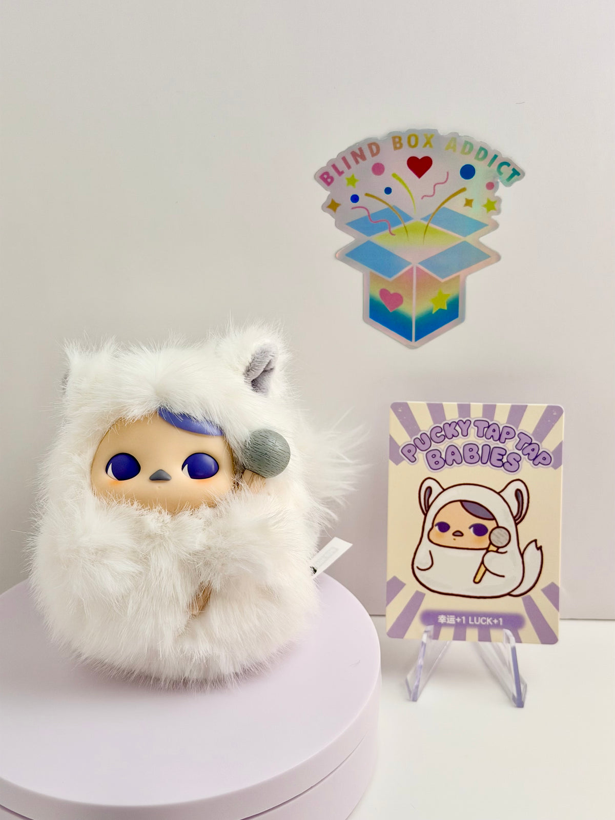 Pucky Tap Tap Babies Series - Luck+1 Plush Pendant