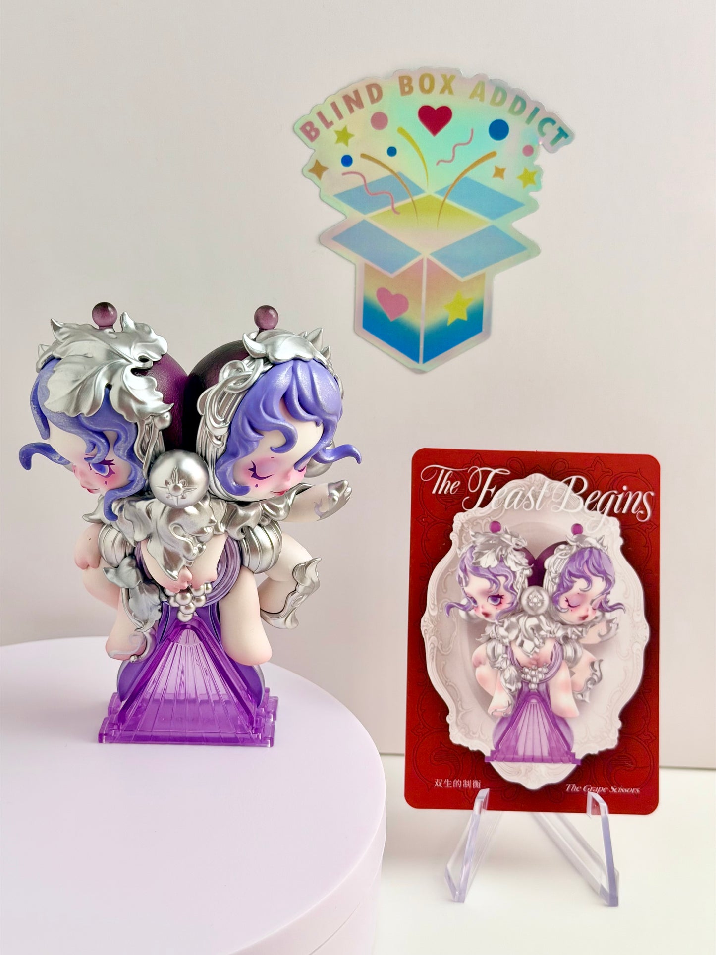 Skullpanda The Feast Begins Series - The Grape Scissors Vinyl Figure