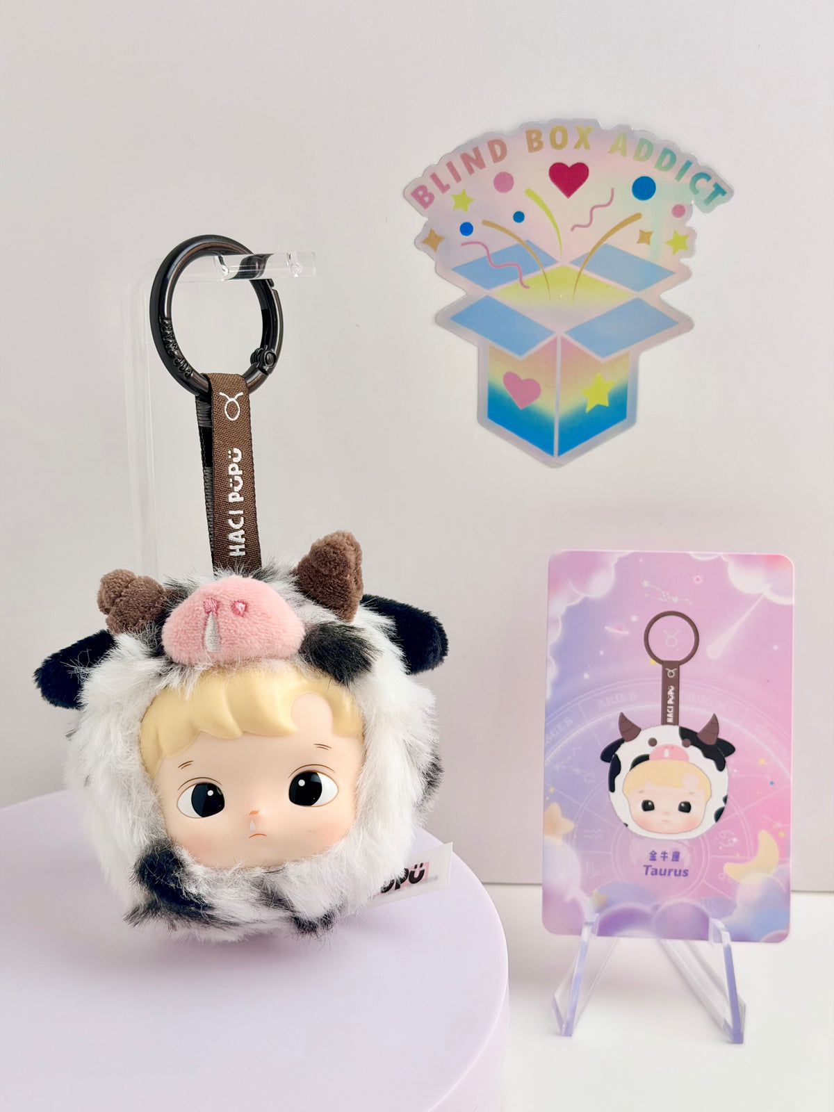 Hacipupu The Constellation Series - Taurus Plush Keychain