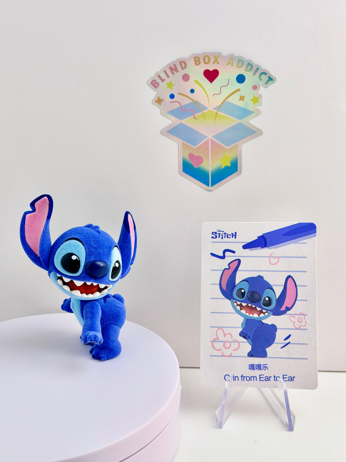 Pop Mart Disney Stitch Little Emotions Series - Grin from Ear to Ear Vinyl Figure