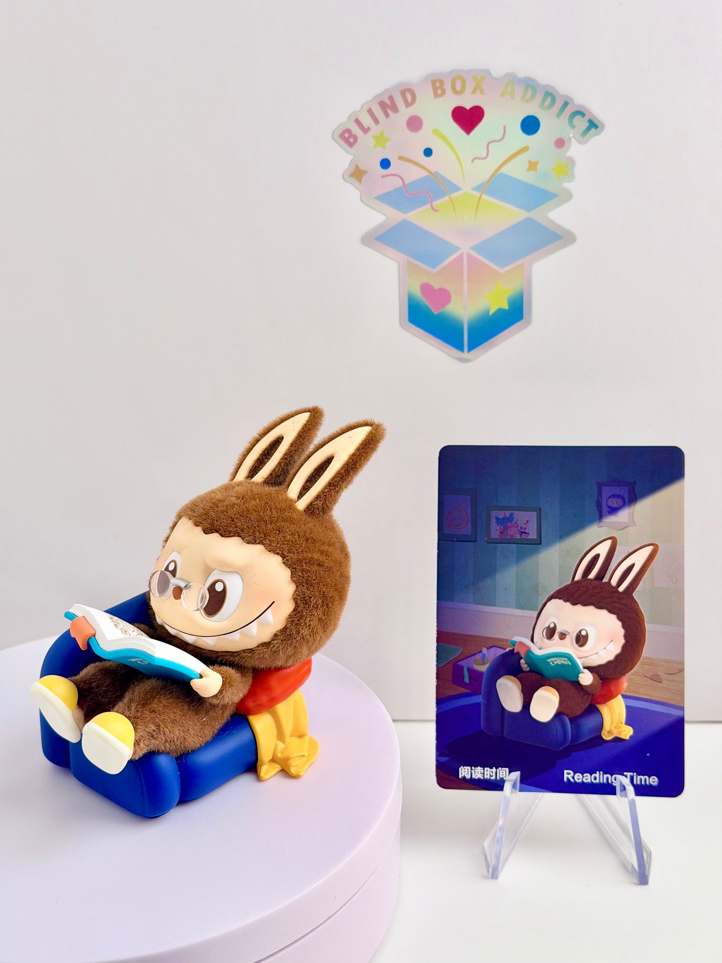 The Monsters 1AM Series - Labubu Reading Time Vinyl Figure