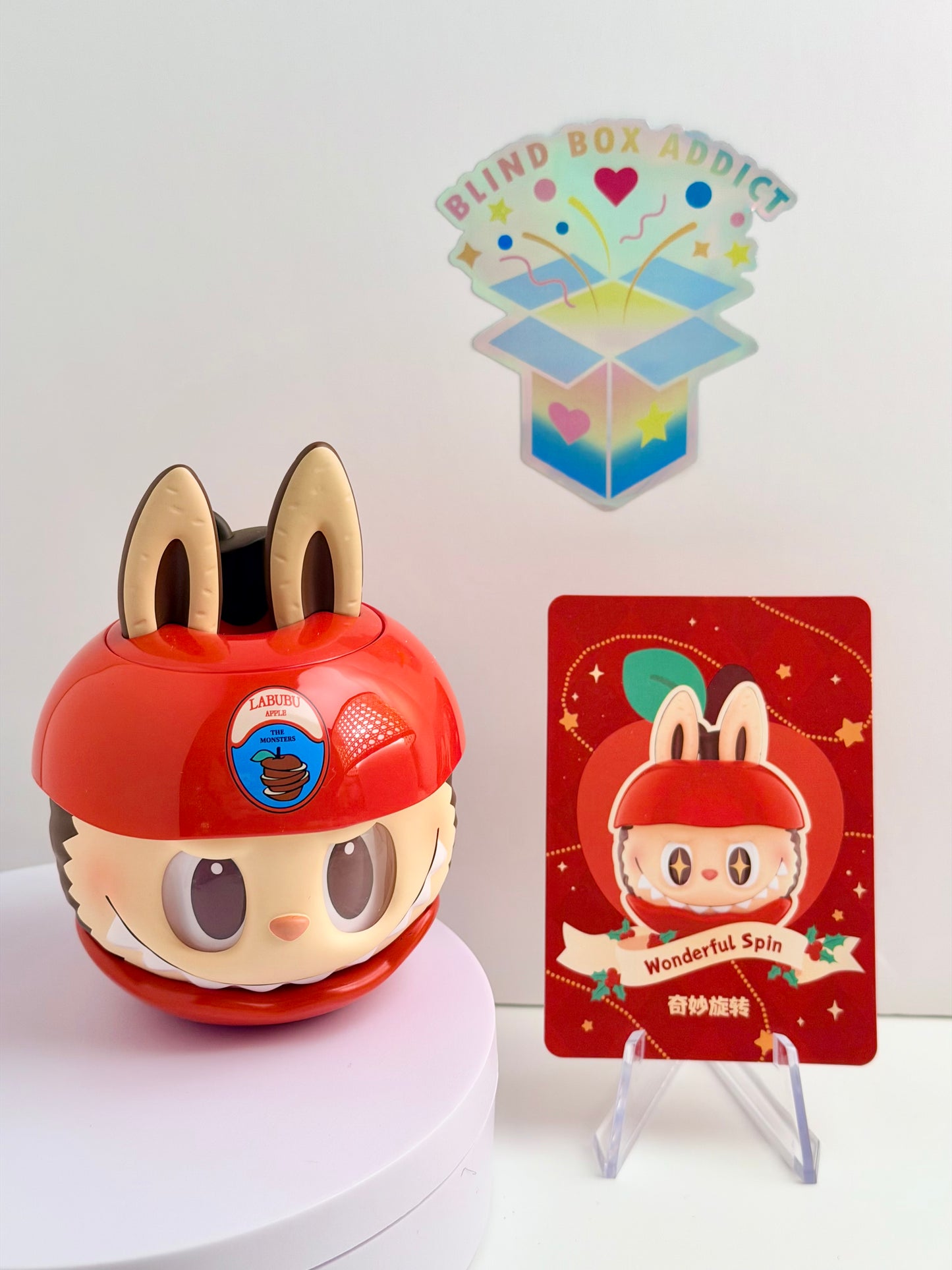 Apple of my Eye Series - Labubu Wonderful Spin Vinyl Figure
