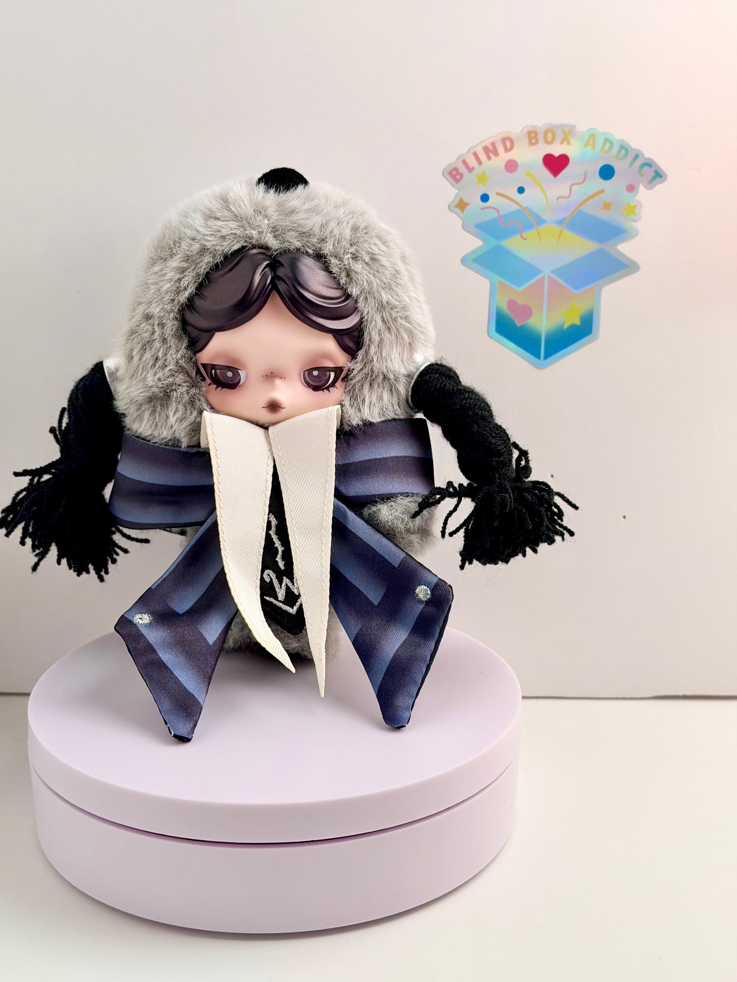 Skullpanda x Wednesday - Nevermore Academy Version Plush Pendant
