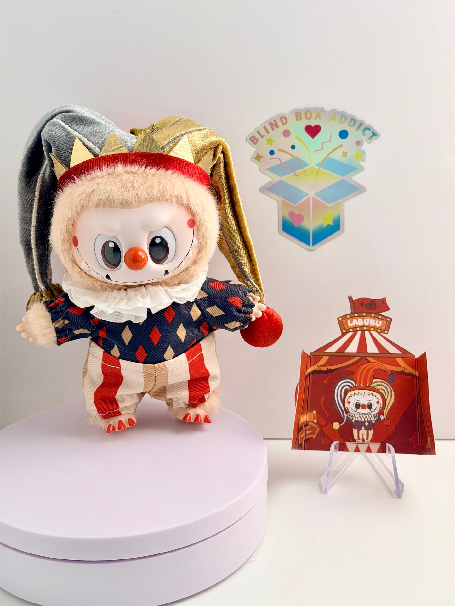 Why So Serious Series - SECRET Labubu Moonlit Mask Plush Pendant