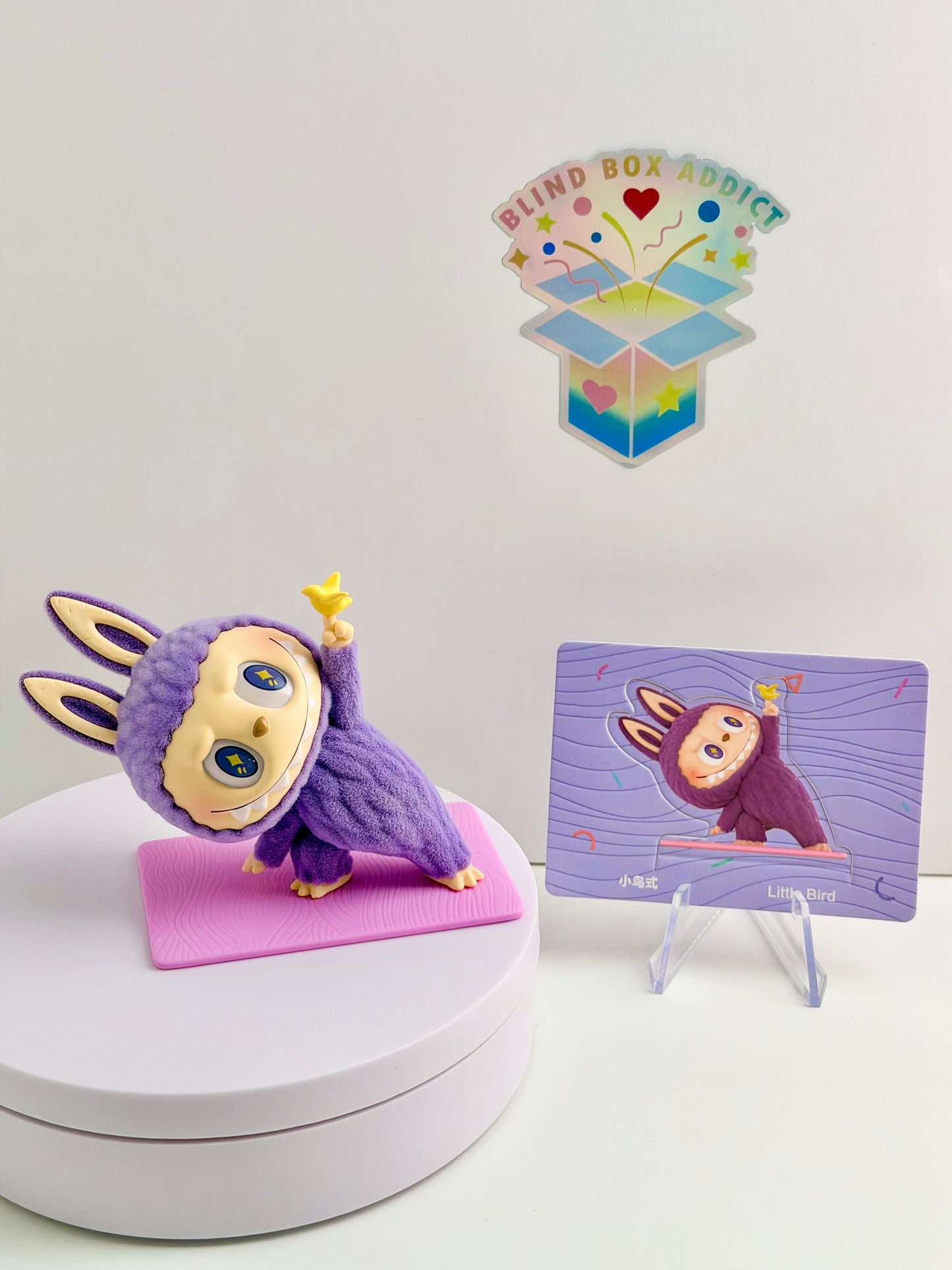The Monsters Lazy Yoga Series - Labubu Little Bird Vinyl Figure