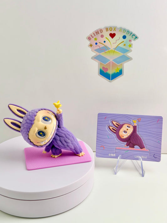 The Monsters Lazy Yoga Series - Labubu Little Bird Vinyl Figure