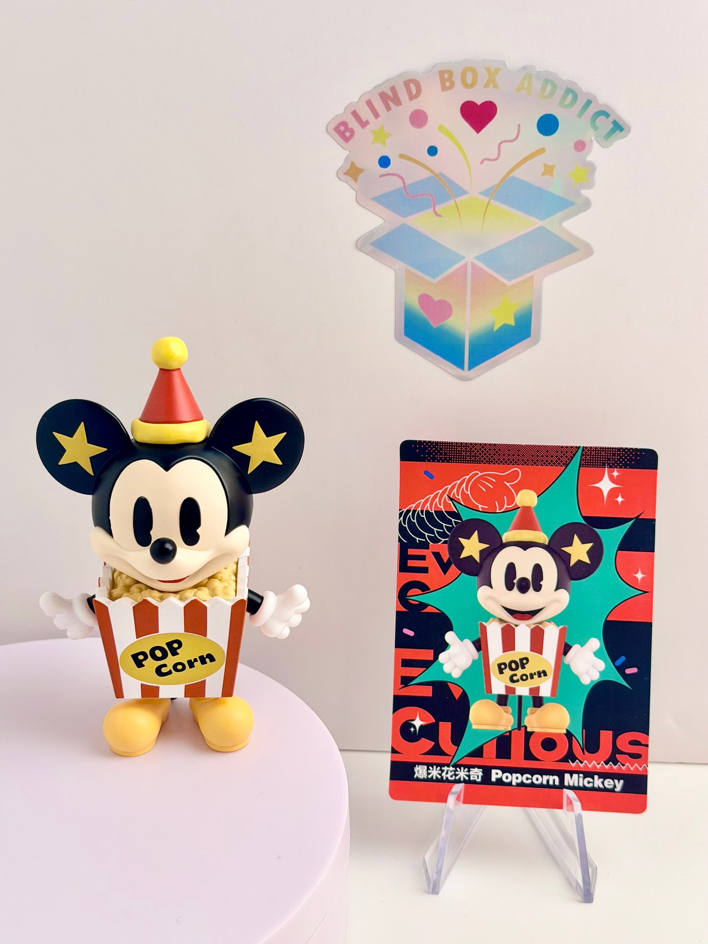 Mickey Ever Curious Series - Popcorn Mickey Vinyl Figure
