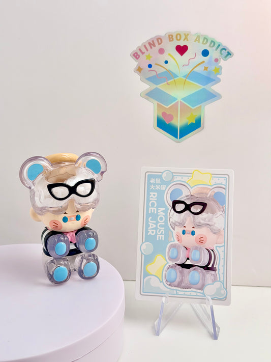 Pino Jelly In Your Life Series - Mouse Rice Jar Vinyl Figure