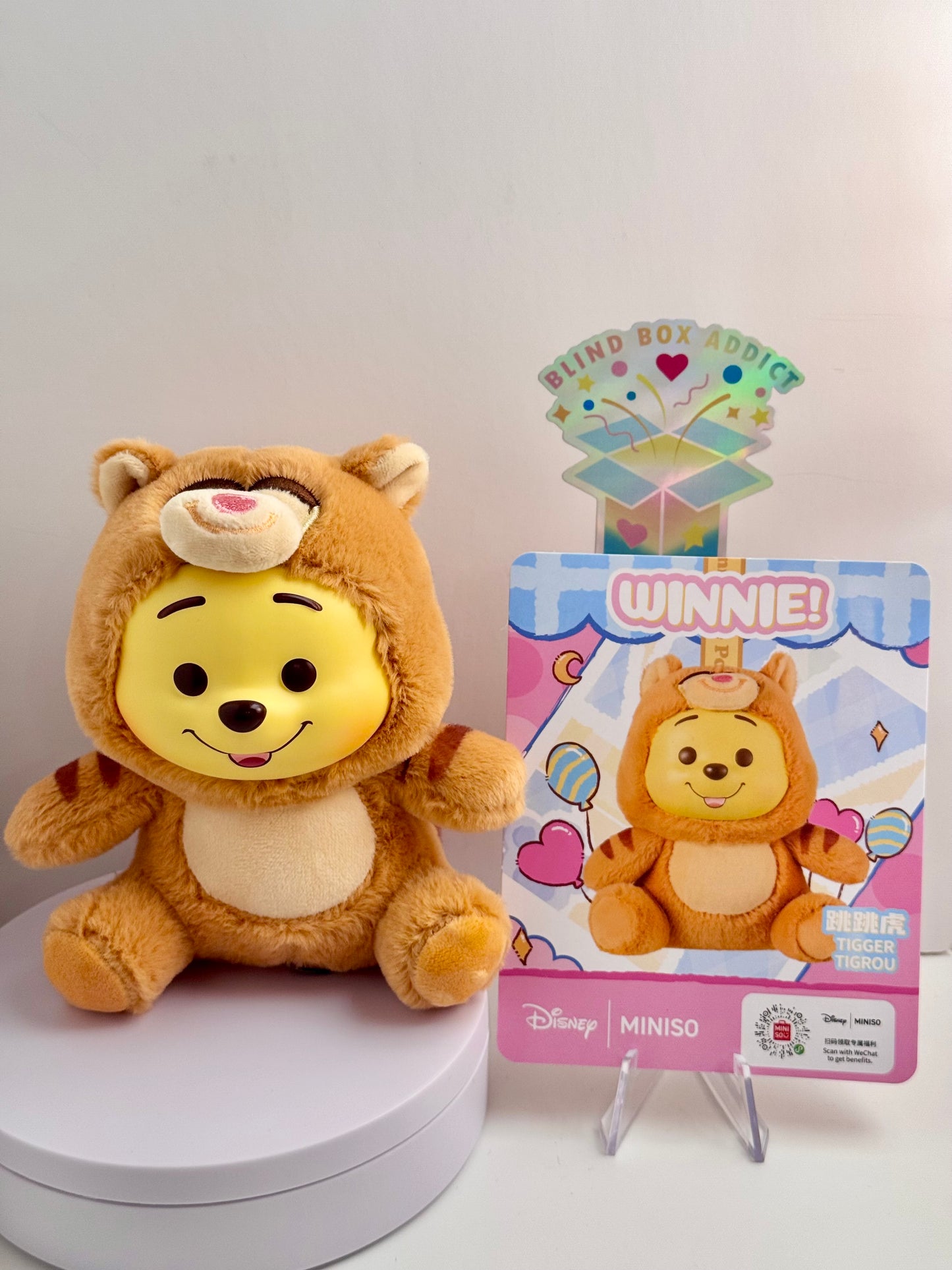 Winnie the Pooh Naughty Team Series - Tigger Plush Keychain