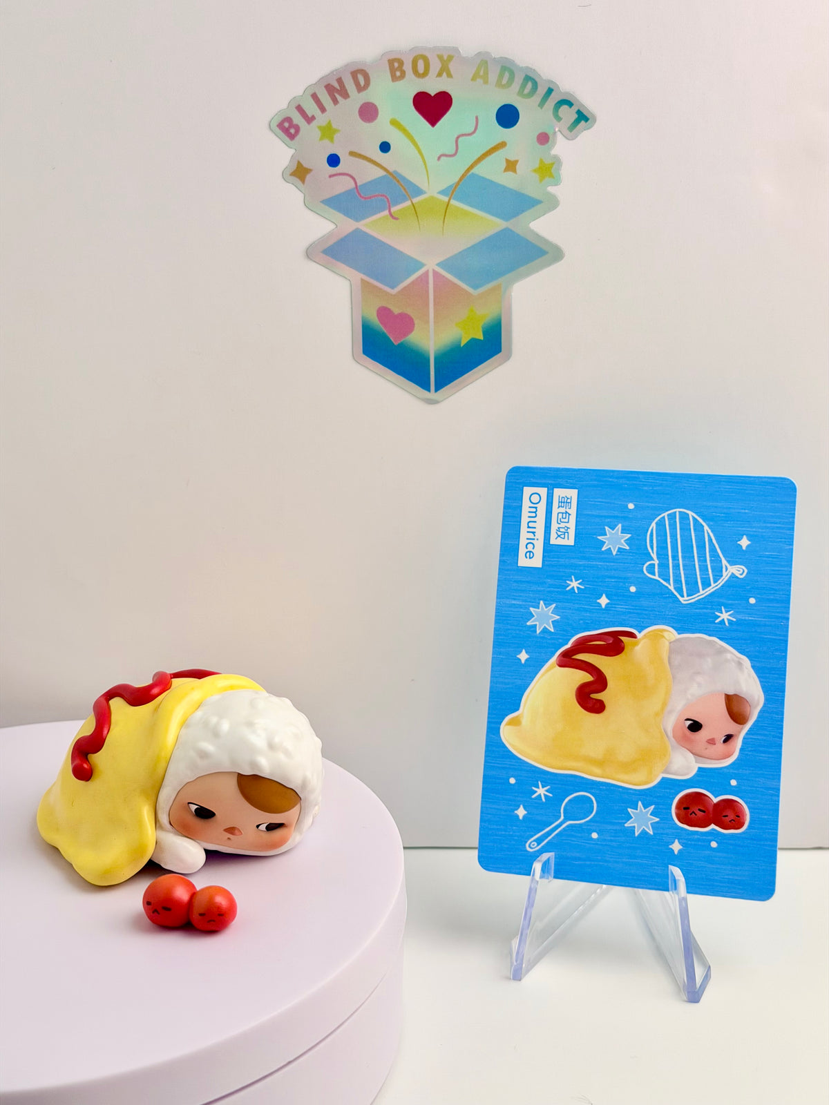 Pucky Egg Beanie Series - Omurice Vinyl Figure