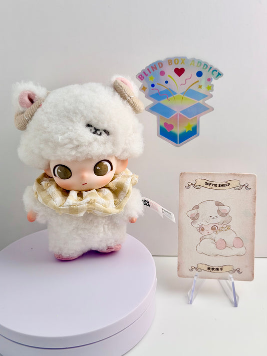 Dimoo The Secret Theatre Club Series - Softie Sheep Plush Pendant