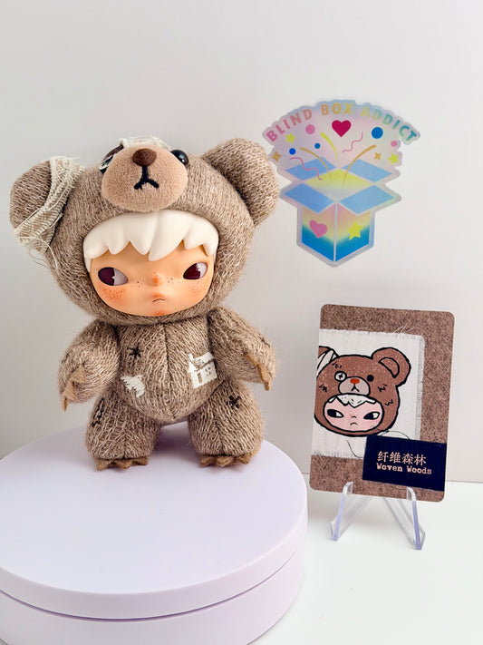 Hirono Road Journal Series - Woven Woods Plush Pendant