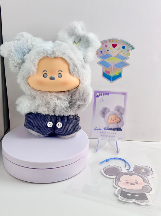 Mickey Head in the Clouds Series - Thunder Cloud Plush Pendant