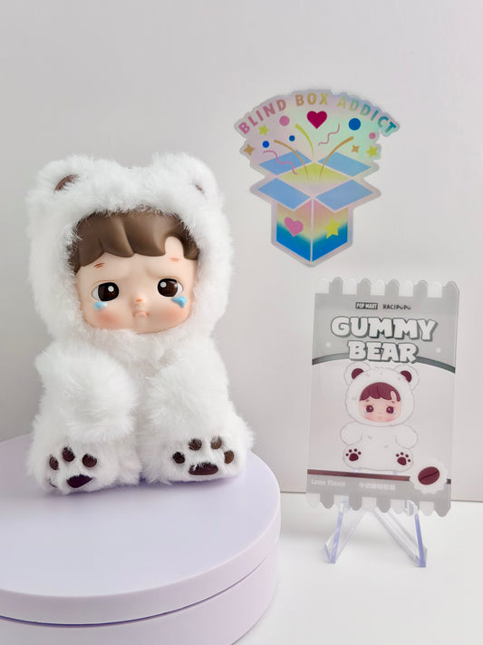 Hacipupu Gummy Bear Series - SECRET Latte Flavor Plush Keychain
