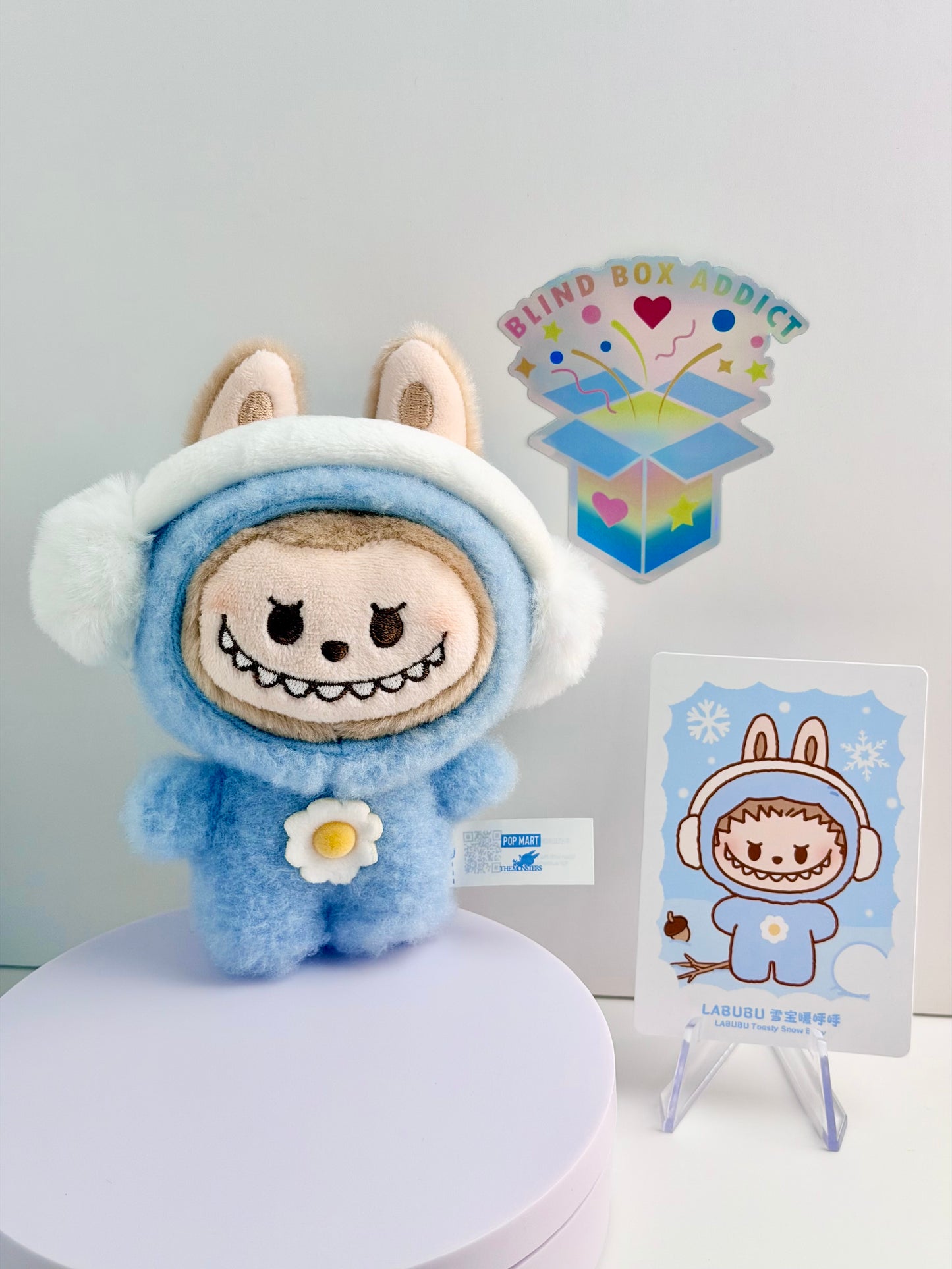Pop Bean Fluffy & Cozy Series - Labubu Plush Pendant