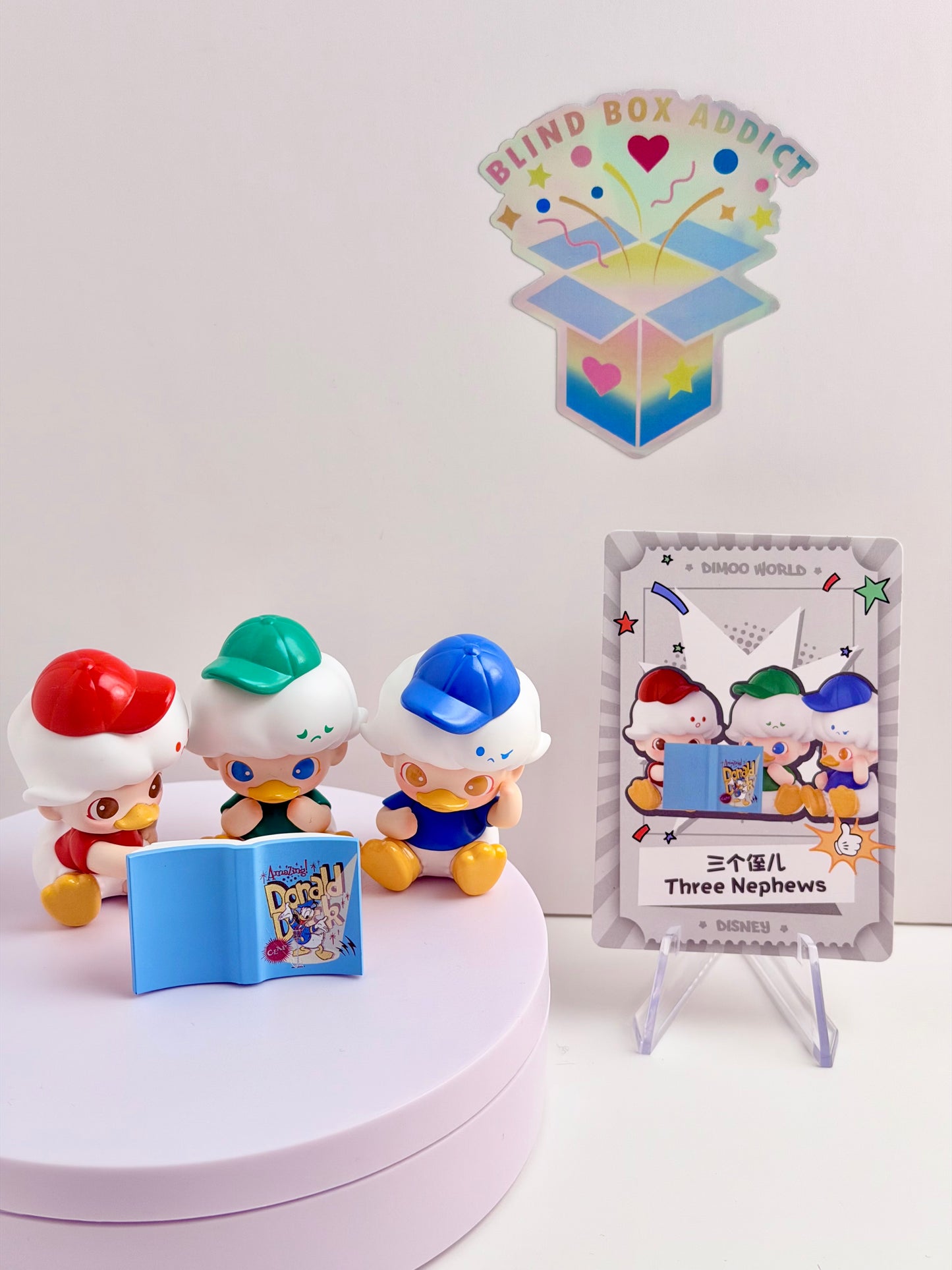Dimoo World Disney Series - Huey Louie Dewey Three Nephews Vinyl Figure