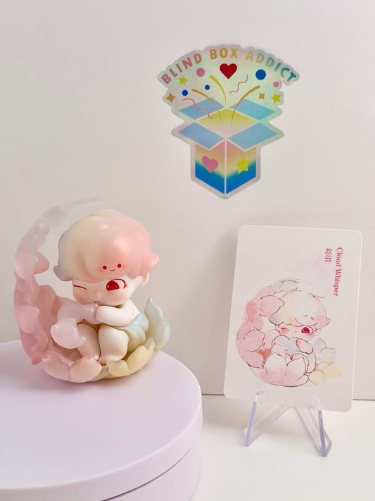 Dimoo Shapes in Nature Series- Cloud Whisper Vinyl Figure