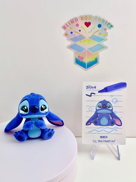 Pop Mart Disney Stitch Little Emotions Series - Cry the Heart Out Vinyl Figure