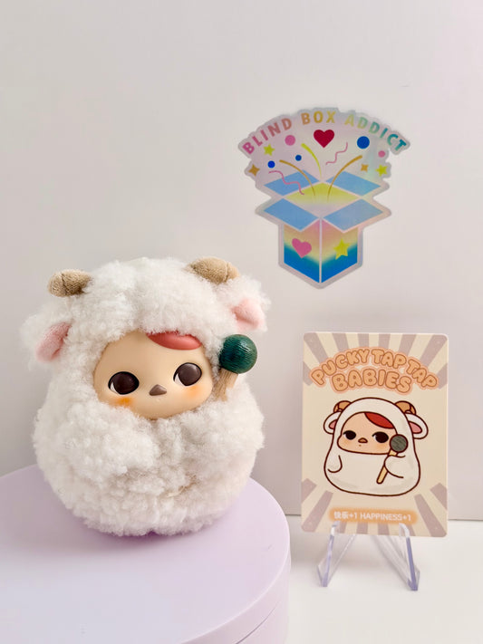 Pucky Tap Tap Babies Series - Happiness+1 Plush Pendant