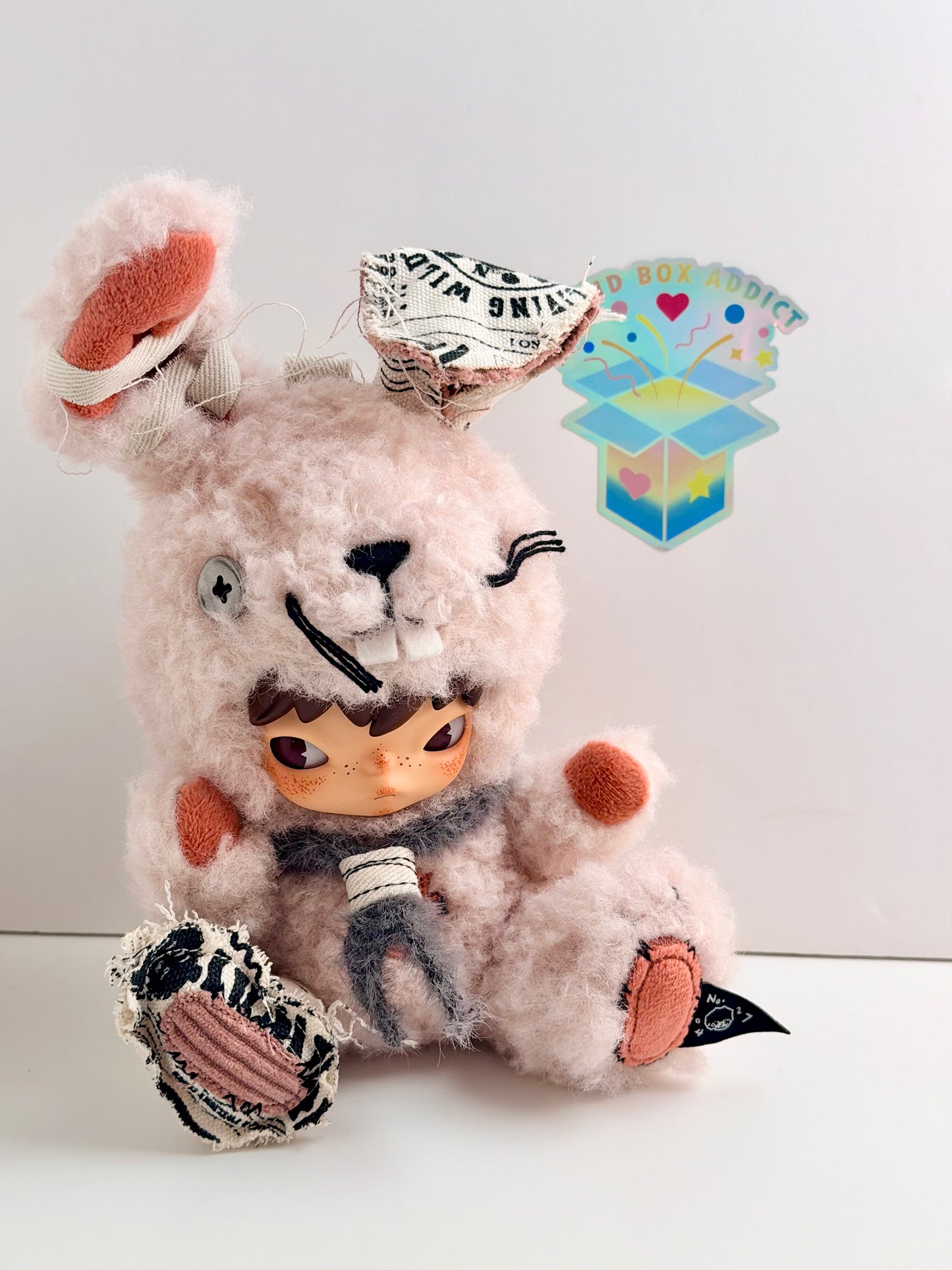 Hirono Little Hare Series - Regular Plush Pendant