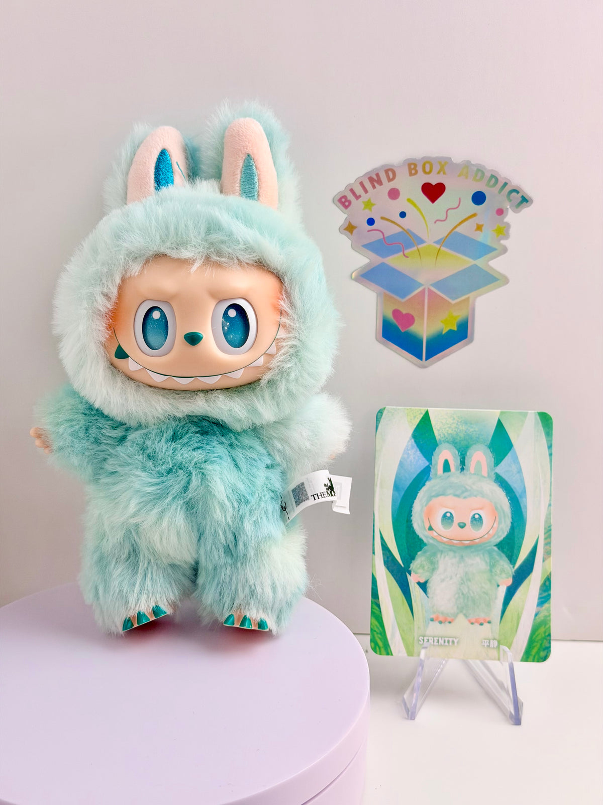 Labubu Big Into Energy Series - Serenity Plush Pendant