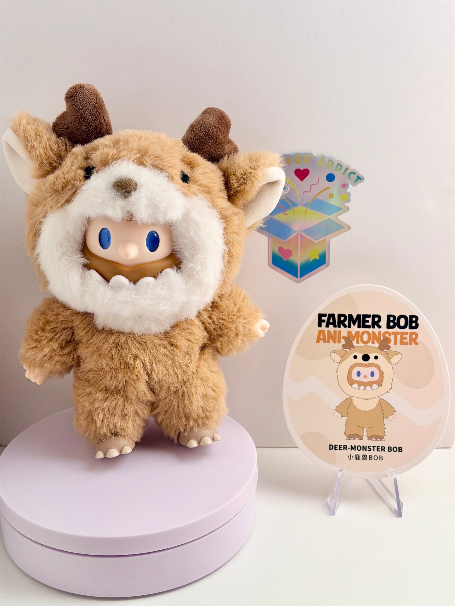 Farmer Bob Ani-Monster Series - Deer Monster Bob Plush Pendant
