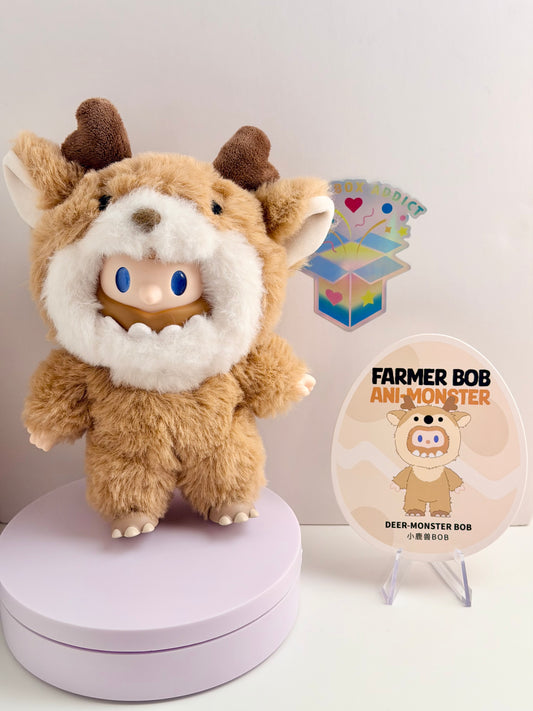 Farmer Bob Ani-Monster Series - Deer Monster Bob Plush Pendant