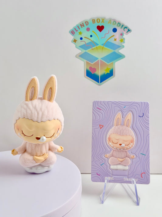 The Monsters Lazy Yoga Series - Labubu Sleeping Vinyl Figure