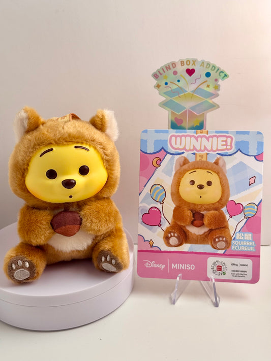 Winnie the Pooh Naughty Team Series - Squirrel Plush Keychain
