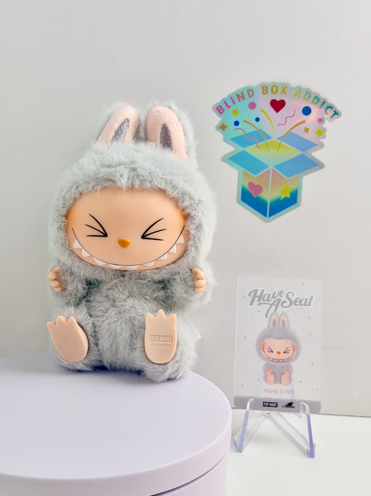 Labubu Have a Seat Series - Hehe Plush Pendant