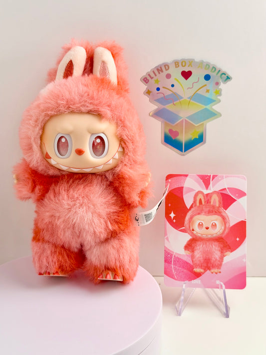 Labubu Big Into Energy Series - Love Plush Pendant