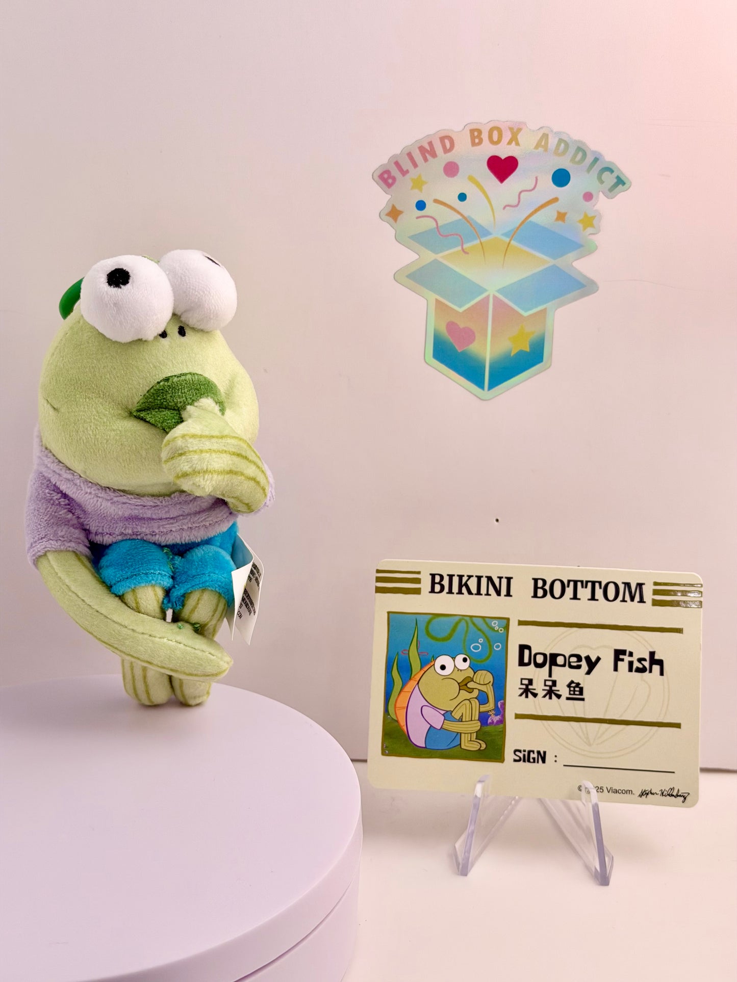 Bikini Bottom Buddies Series - Dopey Fish Plush Pendant