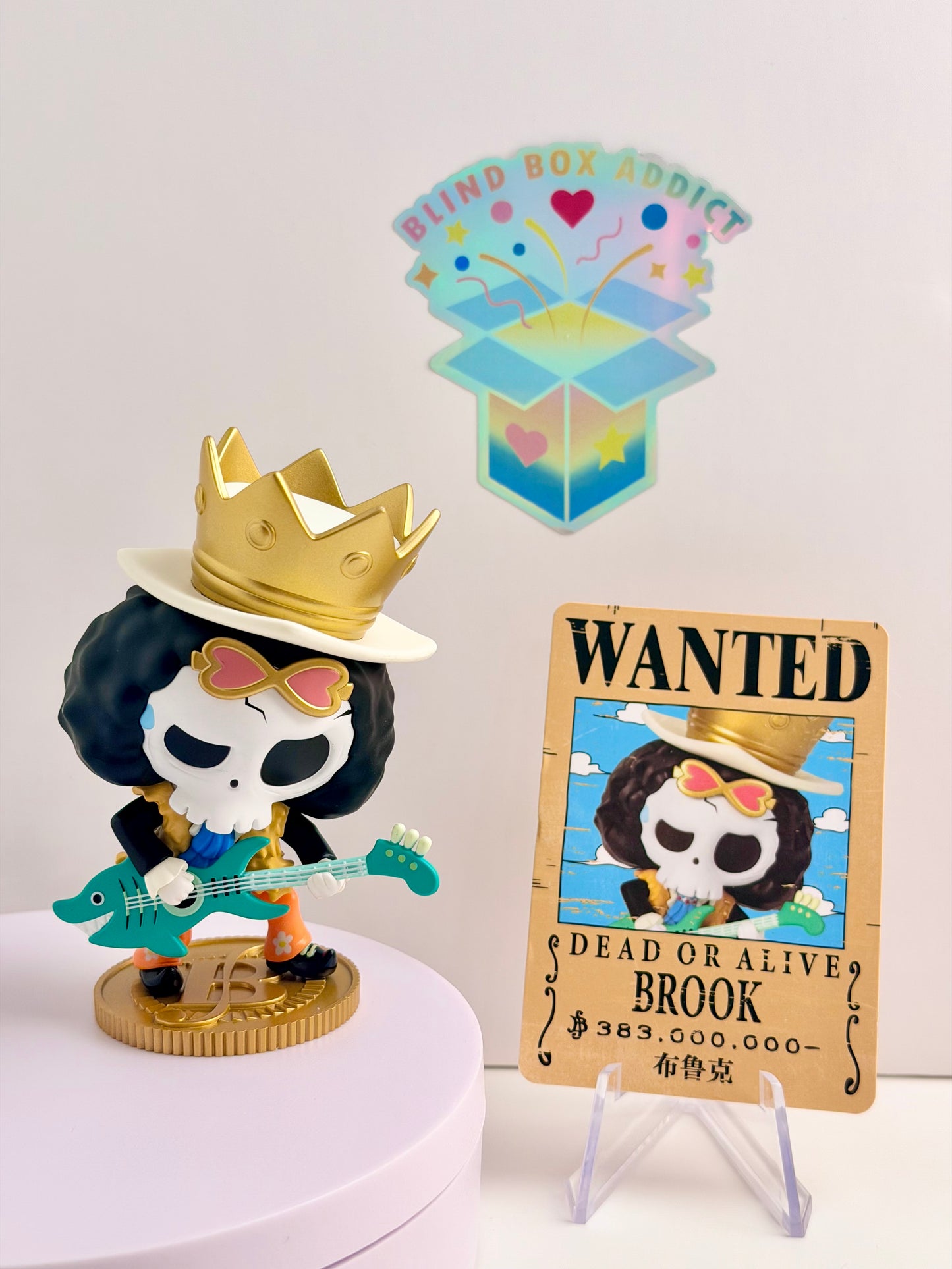 The Monsters One Piece Series - Brook Labubu Vinyl Figure