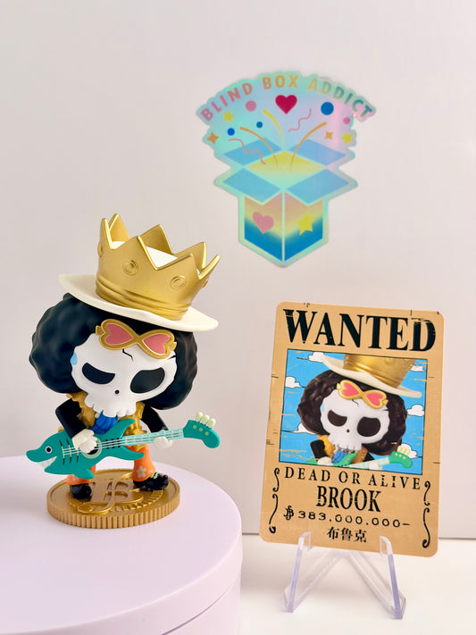 The Monsters One Piece Series - Brook Labubu Vinyl Figure