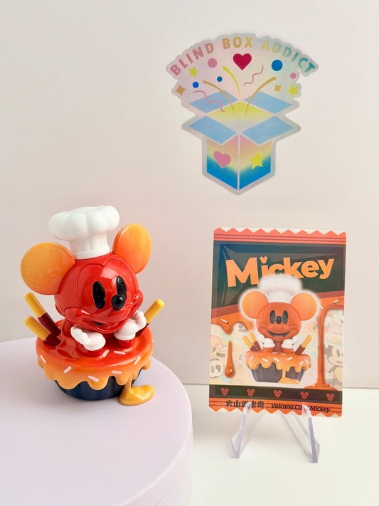 Mickey Childhood of Boundless Imagination Series - Volcano Cake Vinyl Figure